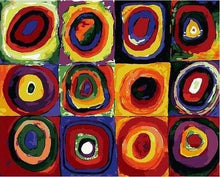 Charger l'image dans la galerie, peinture par numéros | Cercles | abstrait facile | FiguredArt