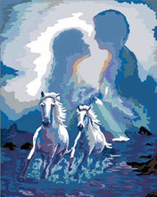 Charger l'image dans la galerie, peinture par numéros | Chevaux romantiques | animaux chevaux facile romantique | FiguredArt