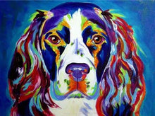 Charger l'image dans la galerie, peinture par numéros | Chien en Couleurs | animaux chiens complexe Pop Art | FiguredArt