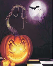 Charger l'image dans la galerie, peinture par numéros | Citrouille dHalloween | halloween intermédiaire | FiguredArt