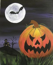 Charger l'image dans la galerie, peinture par numéros | Citrouille maléfique d’Halloween | Complexe, halloween | FiguredArt