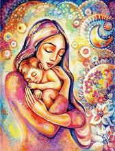 Charger l'image dans la galerie, peinture par numéros | Dans les bras de sa Mère | complexe nouveautés romantique | FiguredArt