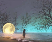 Charger l'image dans la galerie, peinture par numéros | Décrocher la Lune | intermédiaire paysages | FiguredArt