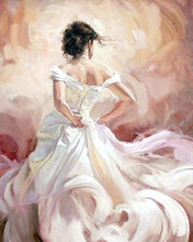 Charger l'image dans la galerie, peinture par numéros | Dos de Danseuse | intermédiaire romantique | FiguredArt