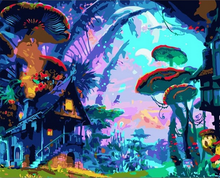 Charger l'image dans la galerie, peinture par numéros | Etrange Maison | Intermédiaire, paysages | FiguredArt