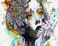 Charger l'image dans la galerie, peinture par numéros | Femme abstraite | complexe portrait | FiguredArt