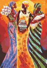 Charger l'image dans la galerie, peinture par numéros | Femmes d’Afrique | Facile, romantique | FiguredArt