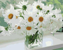 Charger l'image dans la galerie, peinture par numéros | Fleurs blanches et Gaité | facile fleurs | FiguredArt