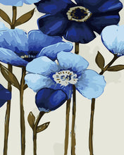 Charger l'image dans la galerie, peinture par numéros | Fleurs bleues | fleurs, france, intermédiaire | FiguredArt