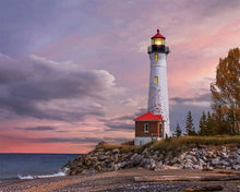 Charger l'image dans la galerie, peinture par numéros | Grand phare | Intermédiaire, paysages | FiguredArt