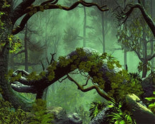Charger l'image dans la galerie, peinture par numéros | Grosse branche en forêt | Complexe, forêt, paysages | FiguredArt