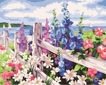 Charger l'image dans la galerie, peinture par numéros | Haie de Fleurs | nouveautés paysages fleurs facile | FiguredArt