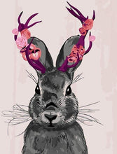 Charger l'image dans la galerie, peinture par numéros | Joli Lapin | animaux facile lapins | FiguredArt