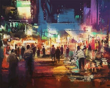 Charger l'image dans la galerie, peinture par numéros | Jour de Marché | complexe ville | FiguredArt