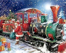 Charger l'image dans la galerie, peinture par numéros | Le Train du Père Noël | complexe Noël | FiguredArt
