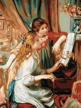 Charger l'image dans la galerie, peinture par numéros | Leçon de Piano | intermédiaire musique romantique | FiguredArt