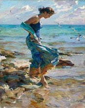 Charger l'image dans la galerie, peinture par numéros | Les Pieds dans lEau | intermédiaire paysages portrait | FiguredArt