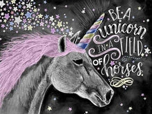Charger l'image dans la galerie, peinture par numéros | Licorne et Etoiles | animaux facile | FiguredArt