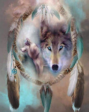 Charger l'image dans la galerie, peinture par numéros | Loups et Plumes | animaux complexe loups | FiguredArt