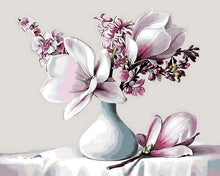 Charger l'image dans la galerie, peinture par numéros | Magnolia | facile fleurs | FiguredArt