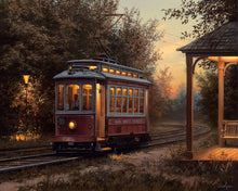 Charger l'image dans la galerie, Peinture par numéros Gare de tramway | Figured'Art intermédiaire nouveautés ville paysages