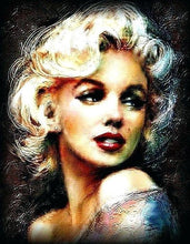 Charger l'image dans la galerie, peinture par numéros | Marilyn Monroe Magnifique Femme | Complexe, portrait | FiguredArt