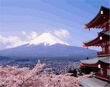 Charger l'image dans la galerie, peinture par numéros | Montagne au Japon | complexe paysages | FiguredArt