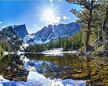Charger l'image dans la galerie, peinture par numéros | Montagne et Rivière | nouveautés paysages montagnes complexe | FiguredArt