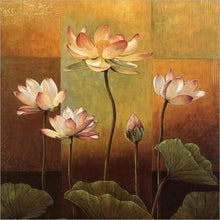 Charger l'image dans la galerie, peinture par numéros | Nénuphars en Fleurs | fleurs intermédiaire | FiguredArt