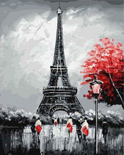 Charger l'image dans la galerie, peinture par numéros | Paris Tour Eiffel | intermédiaire romantique ville | FiguredArt