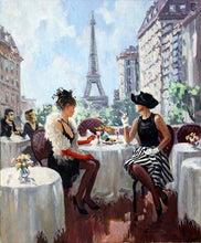 Charger l'image dans la galerie, peinture par numéros | Parisiennes | intermédiaire romantique ville | FiguredArt