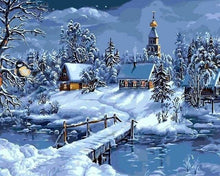 Charger l'image dans la galerie, peinture par numéros | Paysage dHiver | intermédiaire paysages | FiguredArt