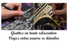 Charger l'image dans la galerie, peinture à gratter | Peinture à gratter - Big Ben à Londres | Format A3 (29.7x42cm) - FiguredArt
