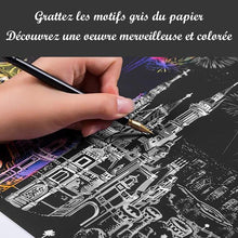 Charger l'image dans la galerie, peinture à gratter | Peinture à gratter - Paris | Format A3 (29.7x42cm) - FiguredArt