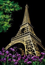 Charger l'image dans la galerie, peinture à gratter | Peinture à gratter - Tour Eiffel à Paris | Format A3 (29.7x42cm) - FiguredArt