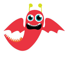 Charger l'image dans la galerie, Peinture par numéros Enfants | Monstre Rouge Volant | Figured'Art