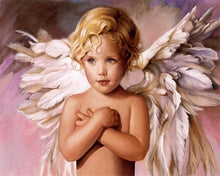 Charger l'image dans la galerie, peinture par numéros | Petit Ange mignon | Intermédiaire, religion | FiguredArt