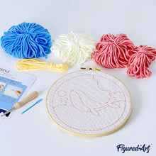 Charger l'image dans la galerie, Punch Needle Chat endormi