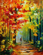 Charger l'image dans la galerie, peinture par numéros | Promenade solitaire en Forêt | complexe paysages | FiguredArt