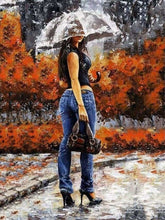 Charger l'image dans la galerie, peinture par numéros | Sexy sous son Parapluie | complexe romantique | FiguredArt