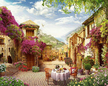 Charger l'image dans la galerie, peinture par numéros | Table mise pour le Petit Déjeuner | nouveautés ville paysages complexe | FiguredArt