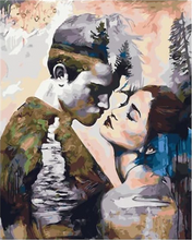Charger l'image dans la galerie, peinture par numéros | Tentation Indienne | intermédiaire, portrait, romantique | FiguredArt