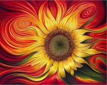 Charger l'image dans la galerie, peinture par numéros | Tournesol artistique | fleurs intermédiaire | FiguredArt