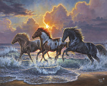 Charger l'image dans la galerie, Peinture par numéros Trio de Chevaux | Figured'Art intermédiaire animaux chevaux nouveautés