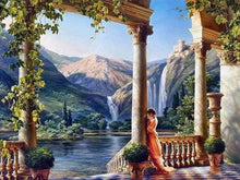 Charger l'image dans la galerie, peinture par numéros | Une Déesse au bord de leau | complexe paysages | FiguredArt