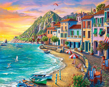 Charger l'image dans la galerie, Peinture par numéros Vacances à la Plage | Figured'Art facile paysages ville nouveautés