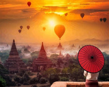 Charger l'image dans la galerie, peinture par numéros | Vacances au Cambodge | Complexe, paysages | FiguredArt