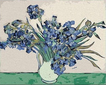 Charger l'image dans la galerie, peinture par numéros | Van Gogh - Iris N°2 | nouveautés reproduction fleurs van gogh complexe | FiguredArt