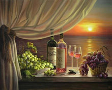 Charger l'image dans la galerie, peinture par numéros | Vin et Raisins | intermédiaire paysages romantique | FiguredArt