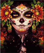 Charger l'image dans la galerie, peinture par numéros | Visage et Fleurs | france, Intermédiaire, paysages, portrait | FiguredArt